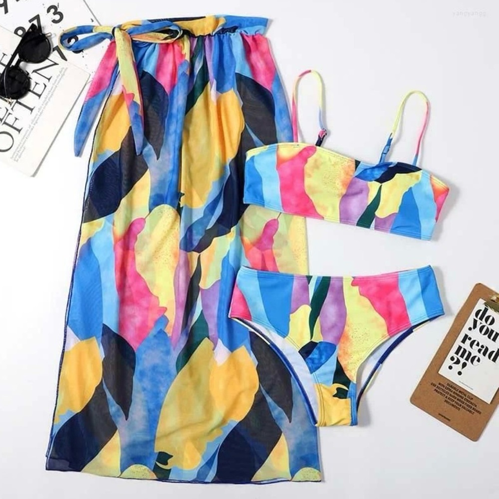 Amazon Multicolor Bikini Set